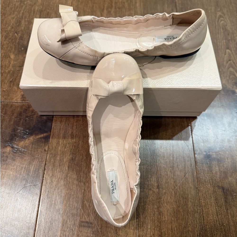 Prada ballerina flats